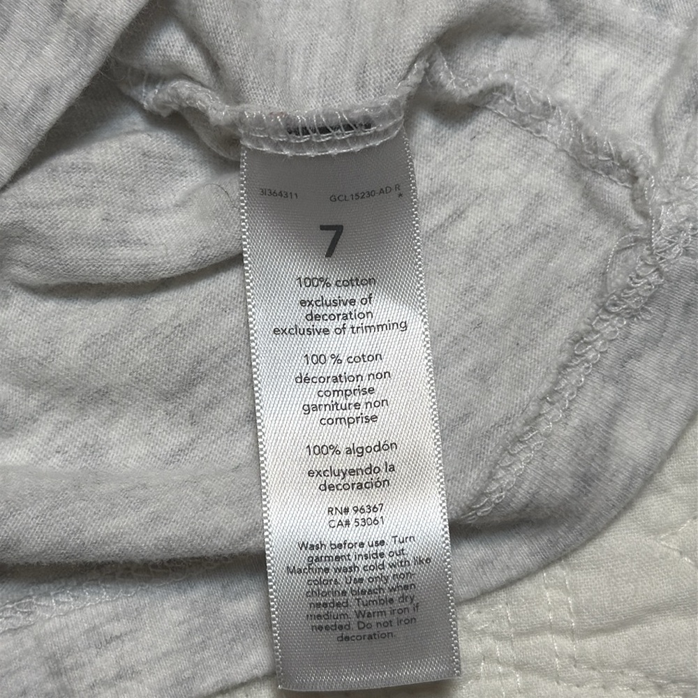 OshKosh B'gosh Gray and Blue Kids Henley Shirt Size 7 - Picture 5 of 5